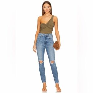 🔥 HOST PICK 🔥 Free People High Rise Busted Knee Distressed Skinny Jeans 28 Short